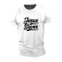 Men's Blurred Jesus Saves Cotton T-Shirt
